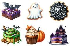 Halloween Bakery Clipart Bundle - CraftNest - Digital Crafting and Art
