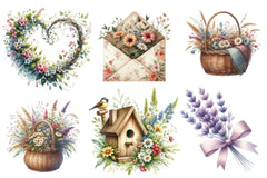 Spring Wildflower Clipart Bundle - CraftNest - Digital Crafting and Art