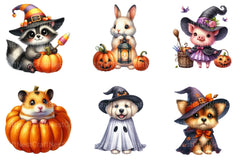 Halloween Animals Clipart Bundle - CraftNest - Digital Crafting and Art