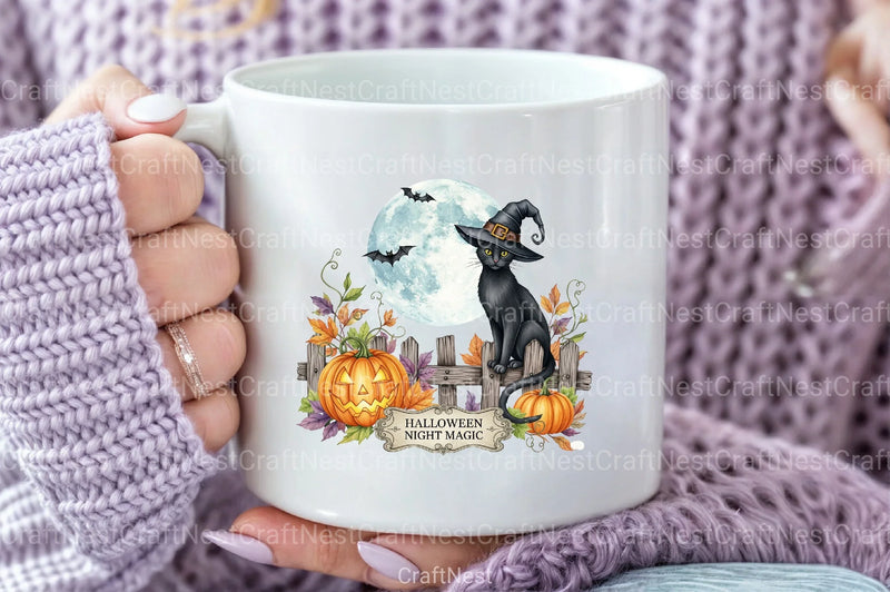 Vintage Halloween Witch Clipart Bundle 2 - CraftNest - Digital Crafting and Art