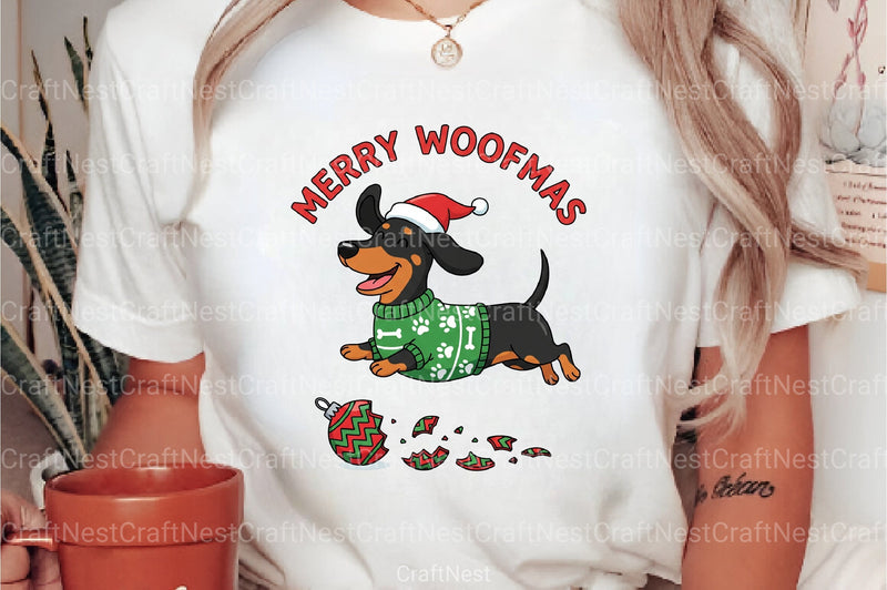 Funny Dog Christmas Clipart Bundle 99 - CraftNest - Digital Crafting and Art