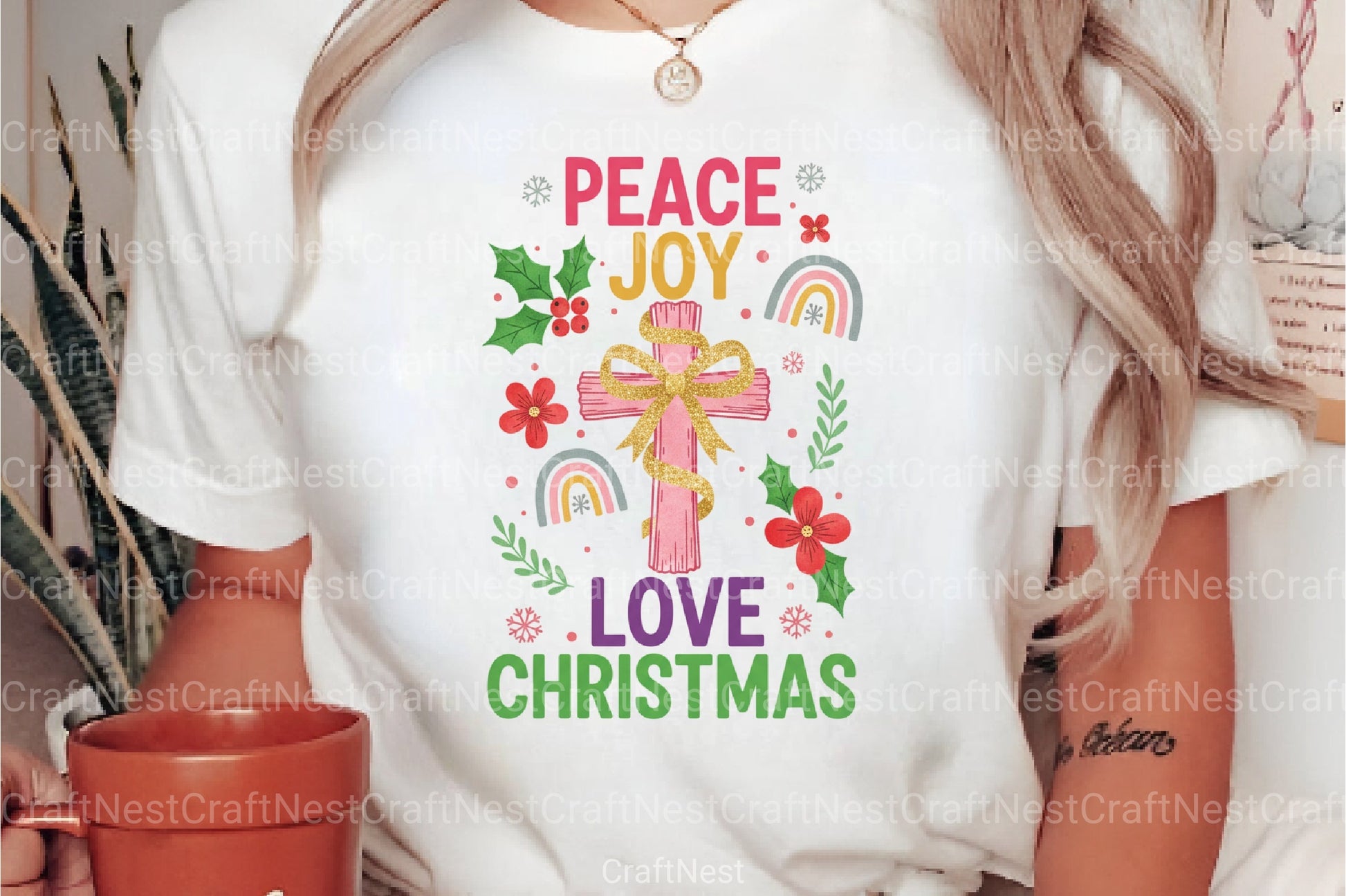 Peace Joy Love Christmas Clipart Bundle - CraftNest - Digital Crafting and Art