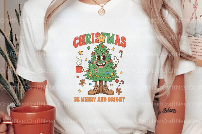 Merry & Bright Christmas Santa Claus Clipart Bundle - CraftNest - Digital Crafting and Art