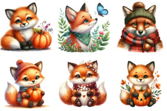Fox Clipart Bundle - CraftNest - Digital Crafting and Art