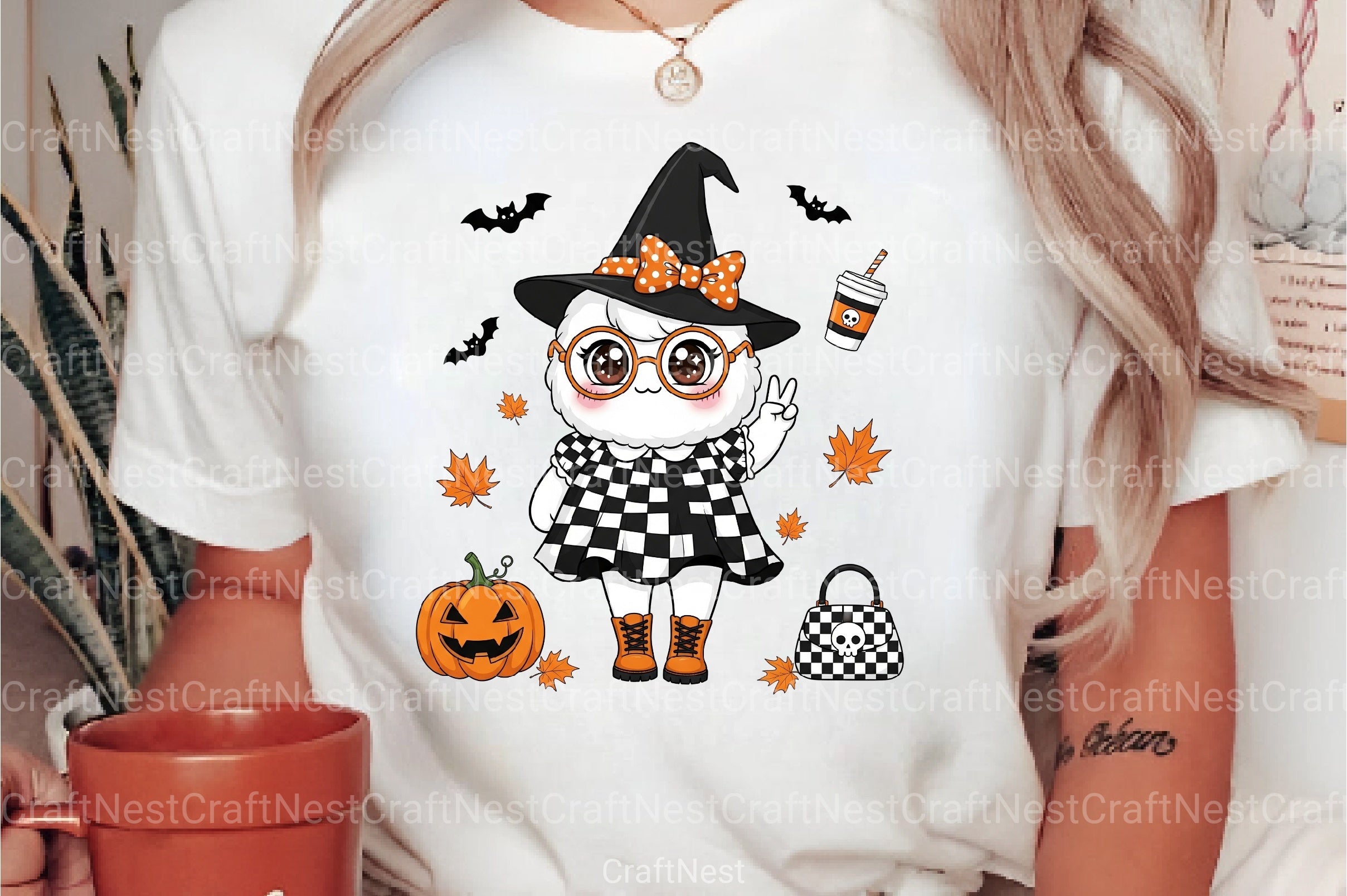 Cute Halloween Ghost Clipart Bundle 2 - CraftNest - Digital Crafting and Art