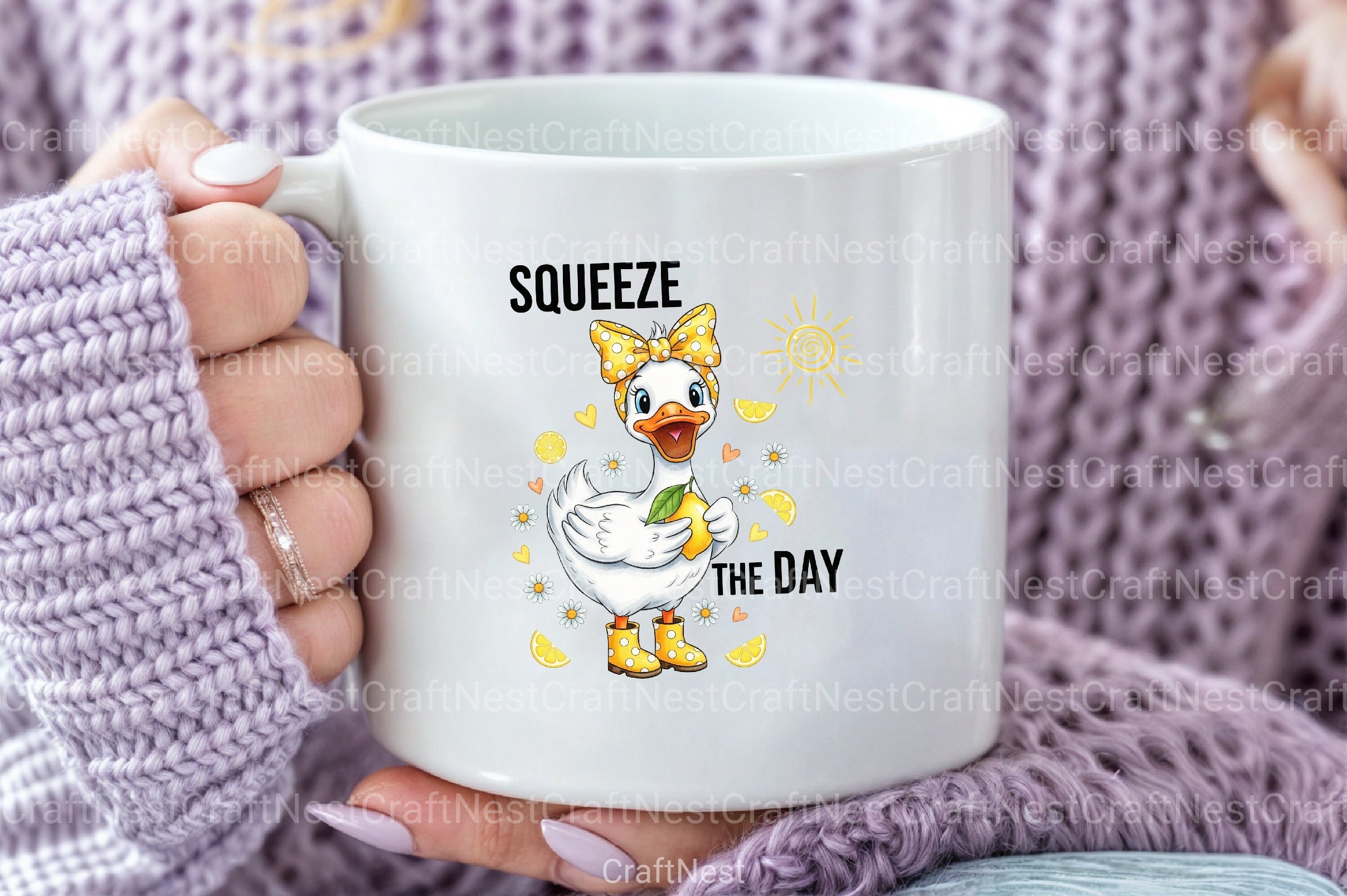 Funny Lemon Goose Clipart Bundle: Positive Main Squeeze - CraftNest - Digital Crafting and Art