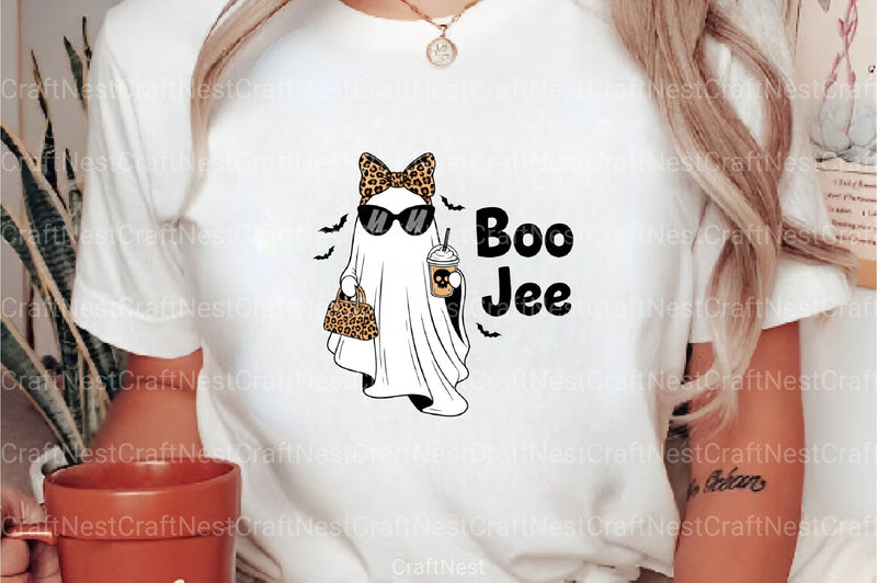 Halloween Boo Jee Ghost Clipart Bundle - CraftNest - Digital Crafting and Art