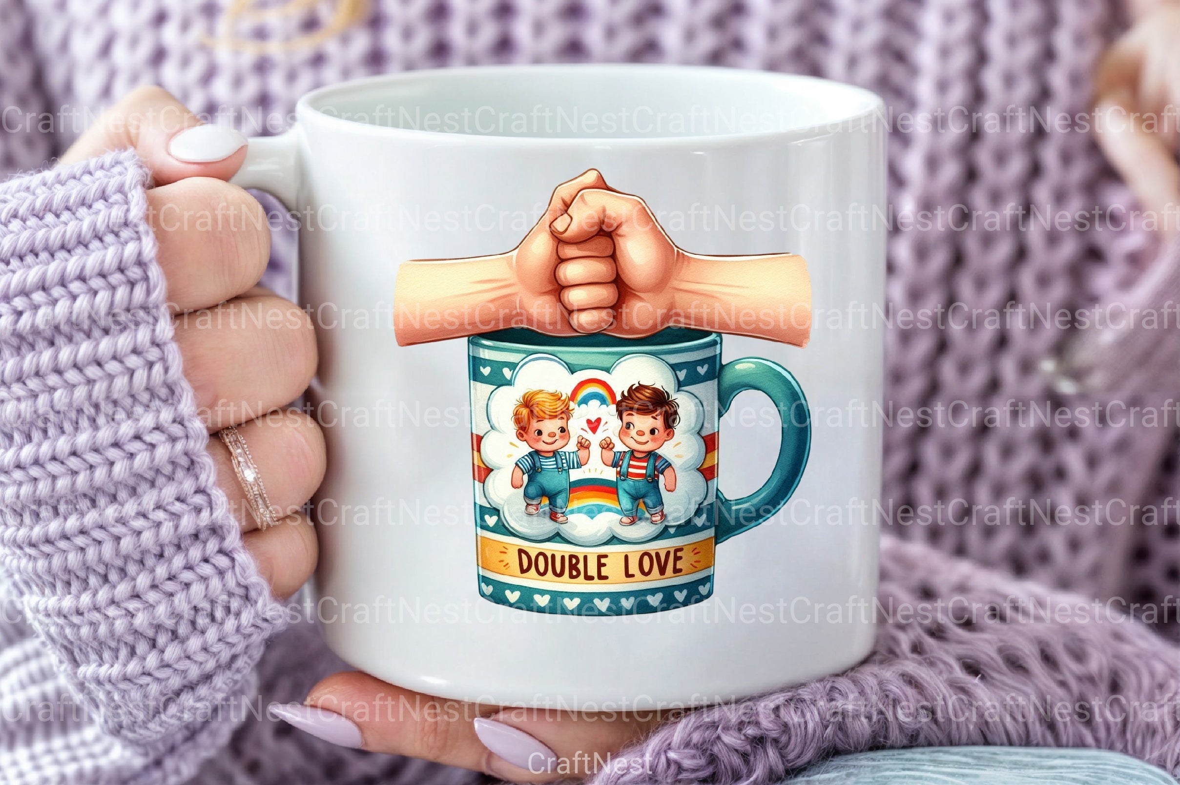 Kids Father’s Day Fist Bump Clipart Bundle 2 - CraftNest - Digital Crafting and Art