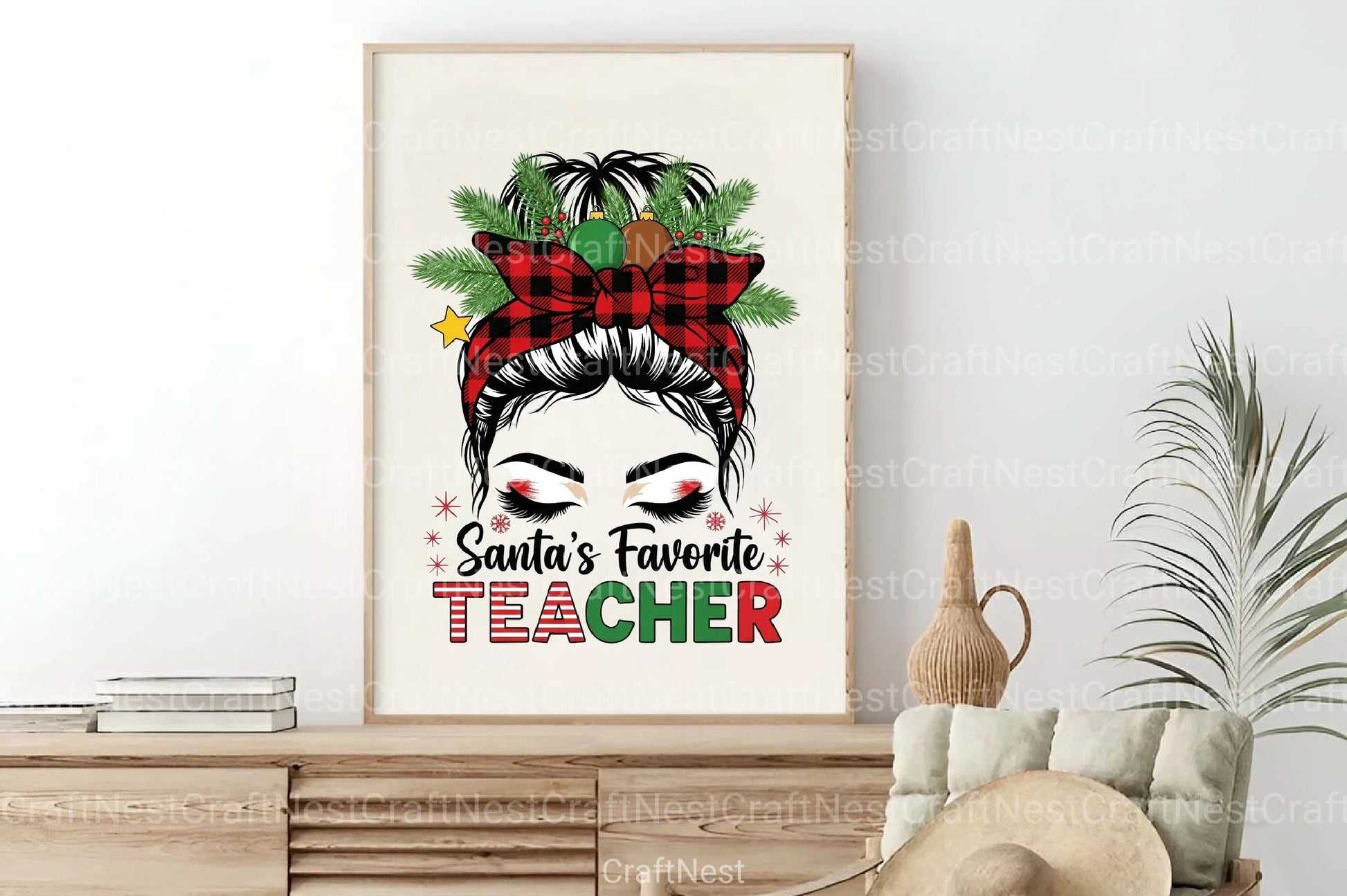 Santa's Favorite Teacher Clipart Bundle - CraftNest - Digital Crafting and Art
