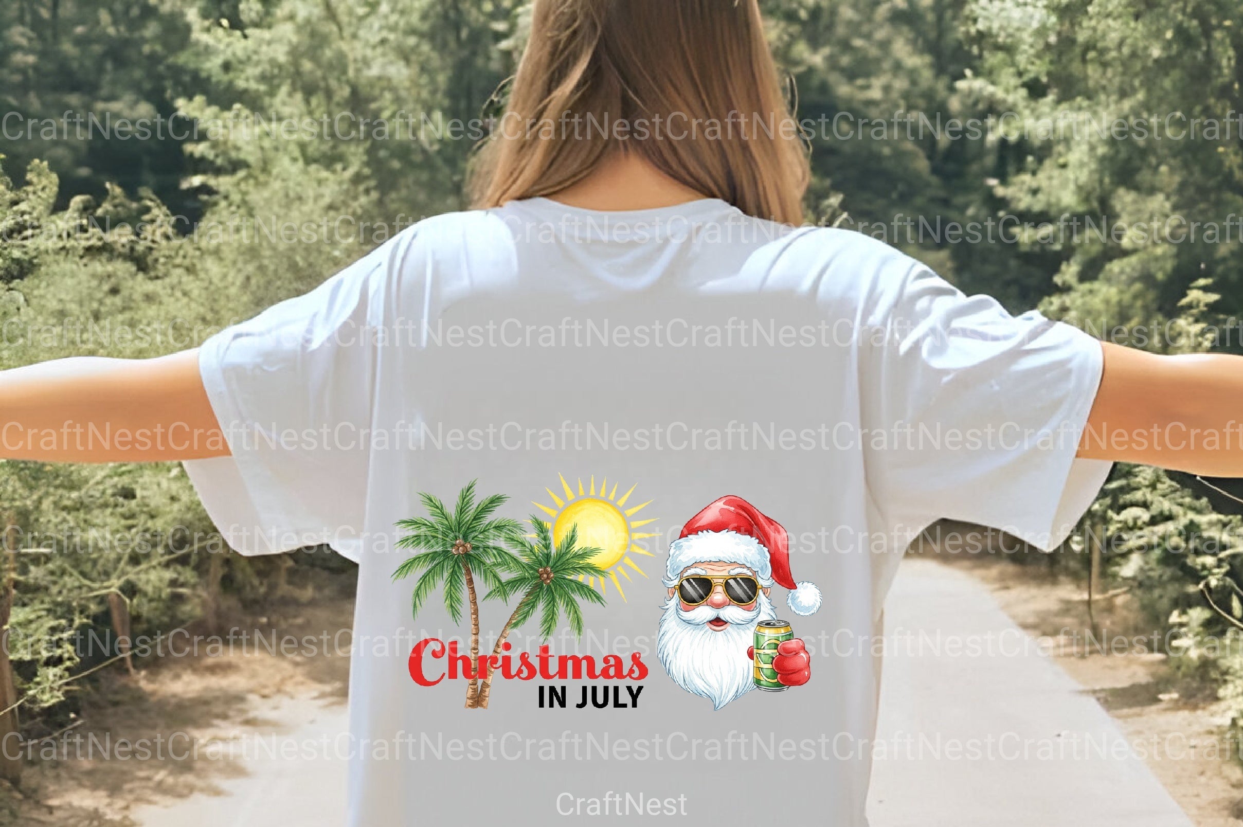 Christmas in July Funny Clipart Bundle 9 - CraftNest - Digital Crafting and Art