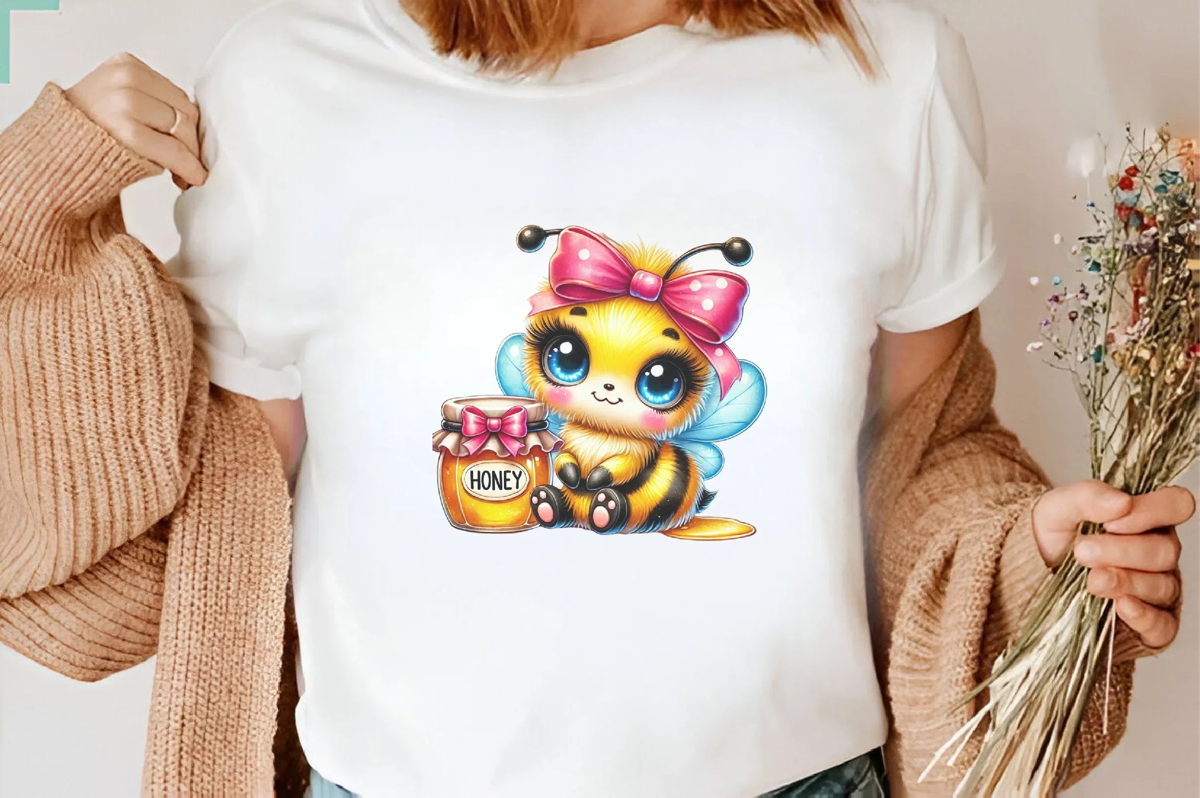 Cute Honey Bee Clipart Bundle - CraftNest - Digital Crafting and Art