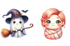 Spooky Cute Halloween Clipart Bundle - CraftNest - Digital Crafting and Art