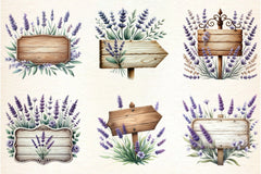 Spring Wooden Signs Clipart Bundle - CraftNest - Digital Crafting and Art