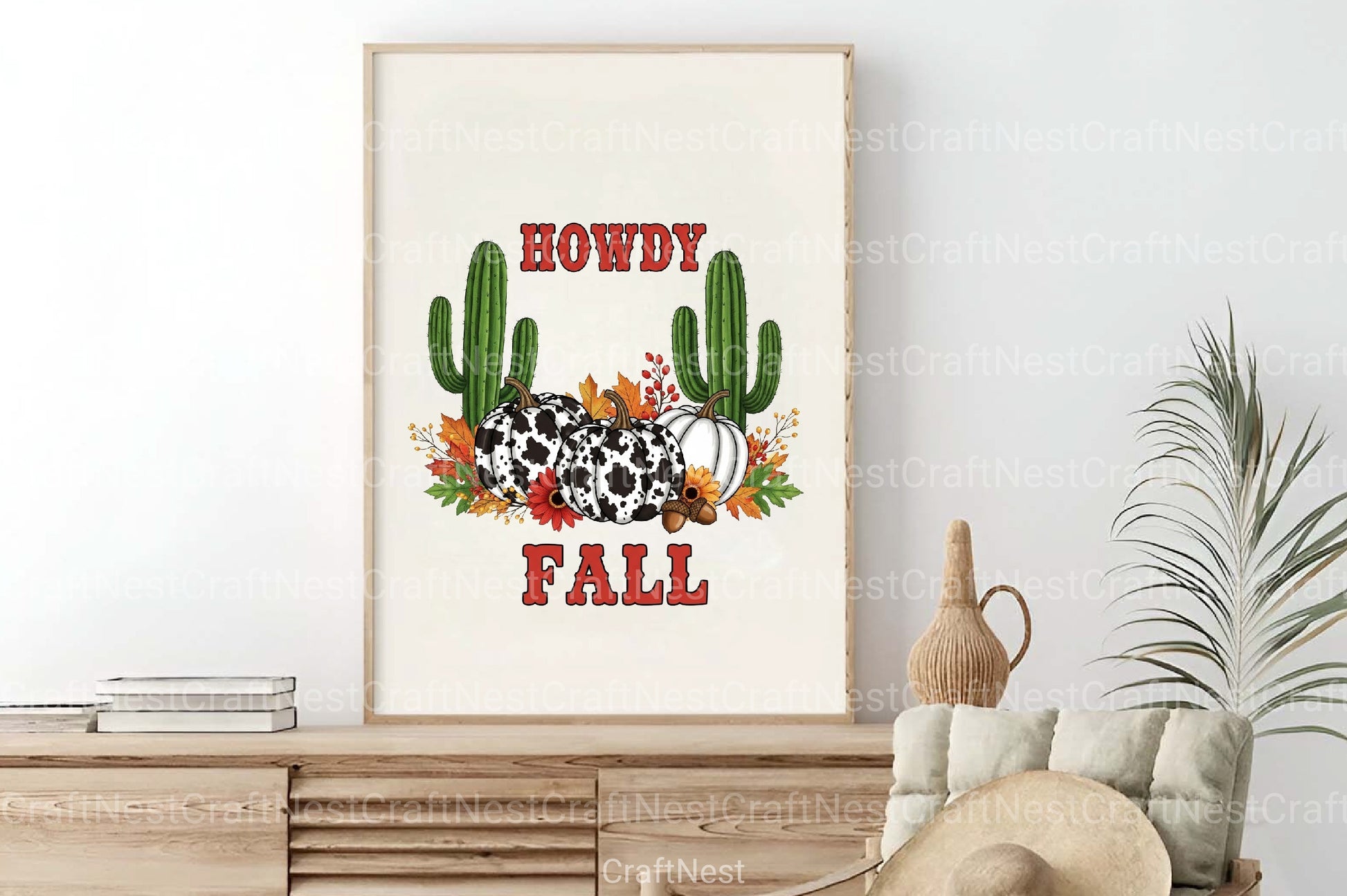 Howdy Cactus Fall Clipart Bundle - CraftNest - Digital Crafting and Art