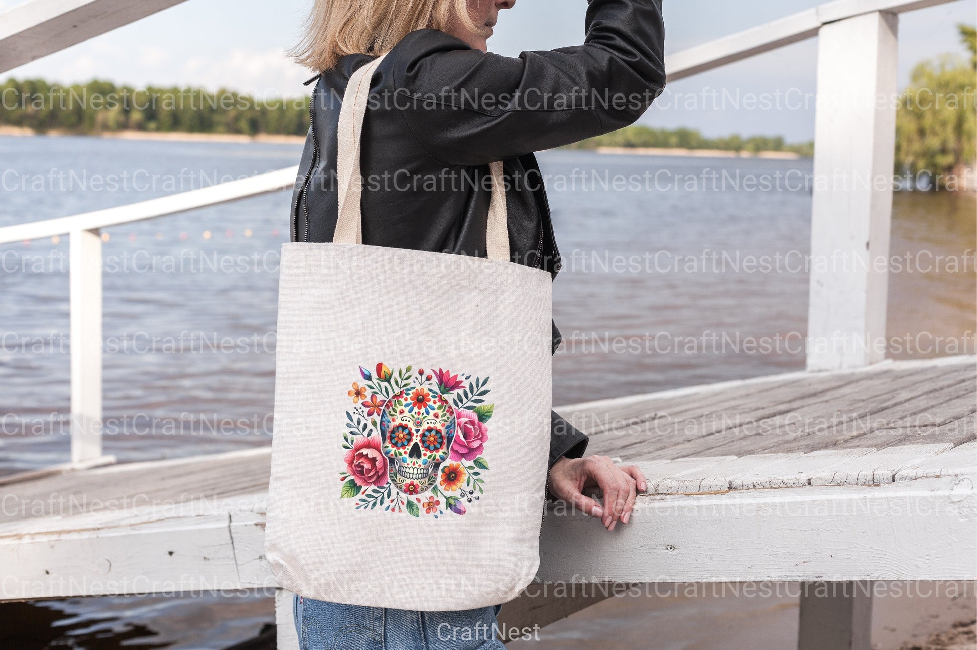 Floral Skull Clipart Bundle - CraftNest - Digital Crafting and Art