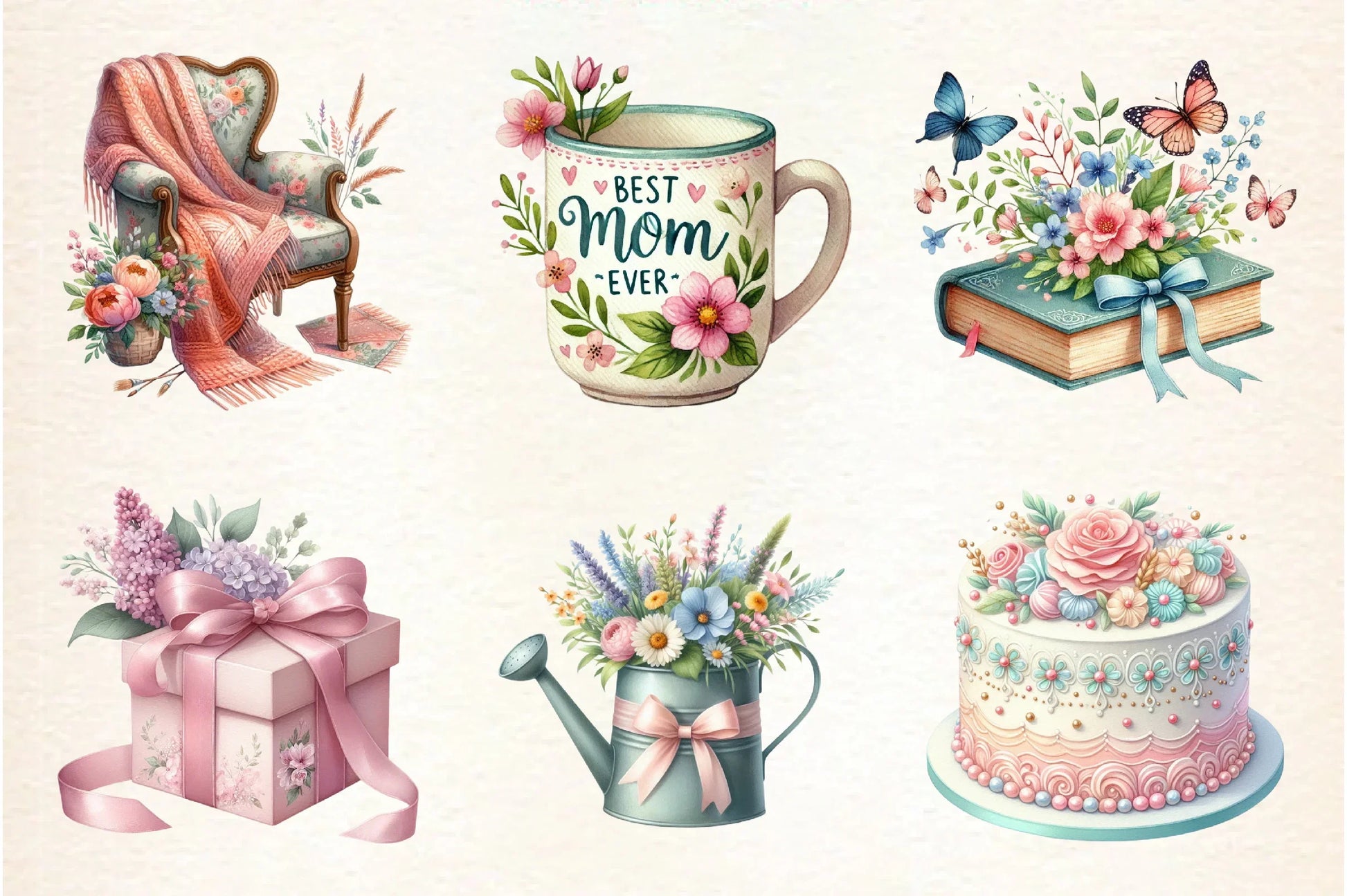 Mother's Day Clipart Bundle - CraftNest - Digital Crafting and Art