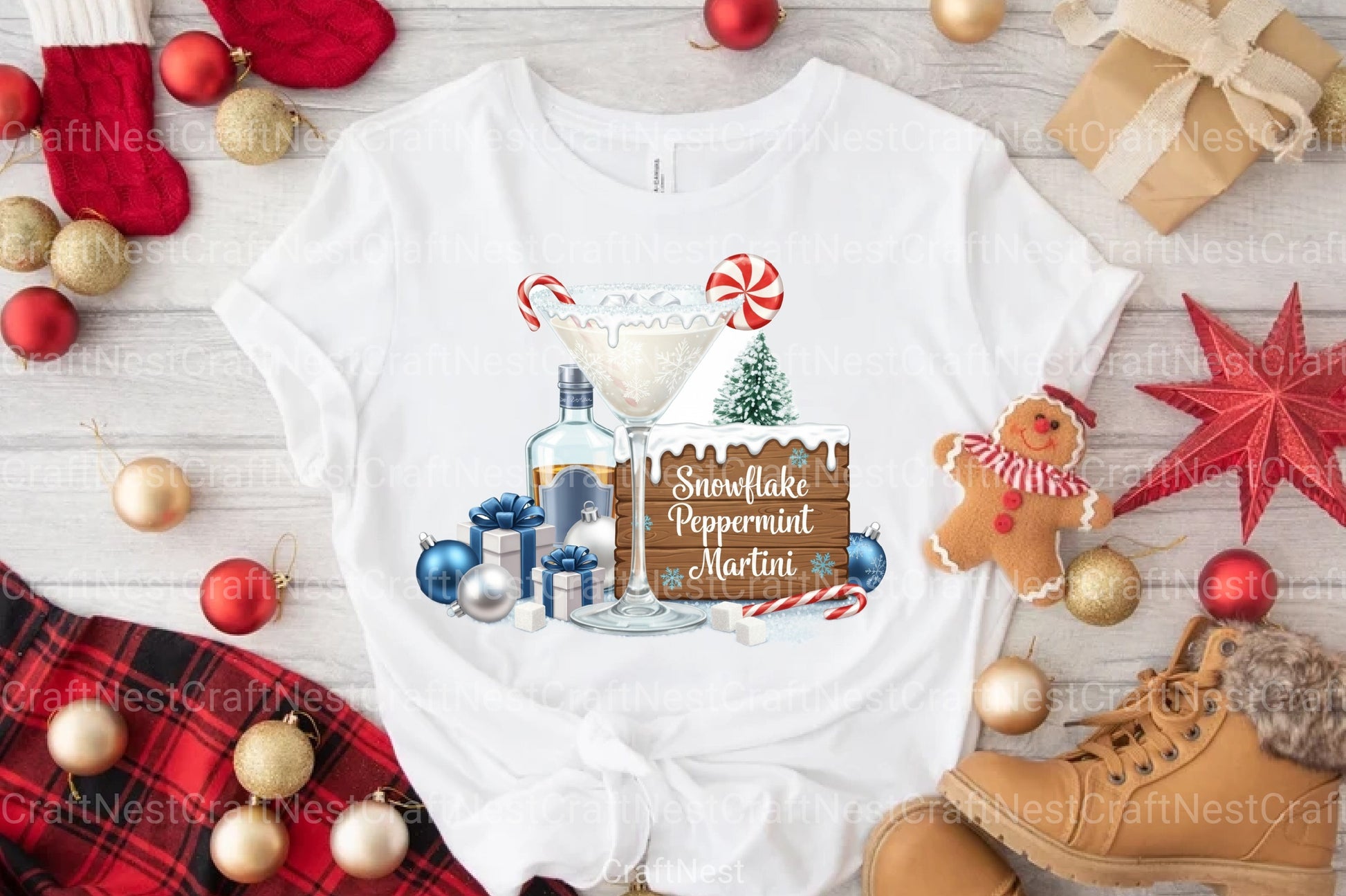 Christmas Cocktail Clipart Bundle 4 - CraftNest - Digital Crafting and Art