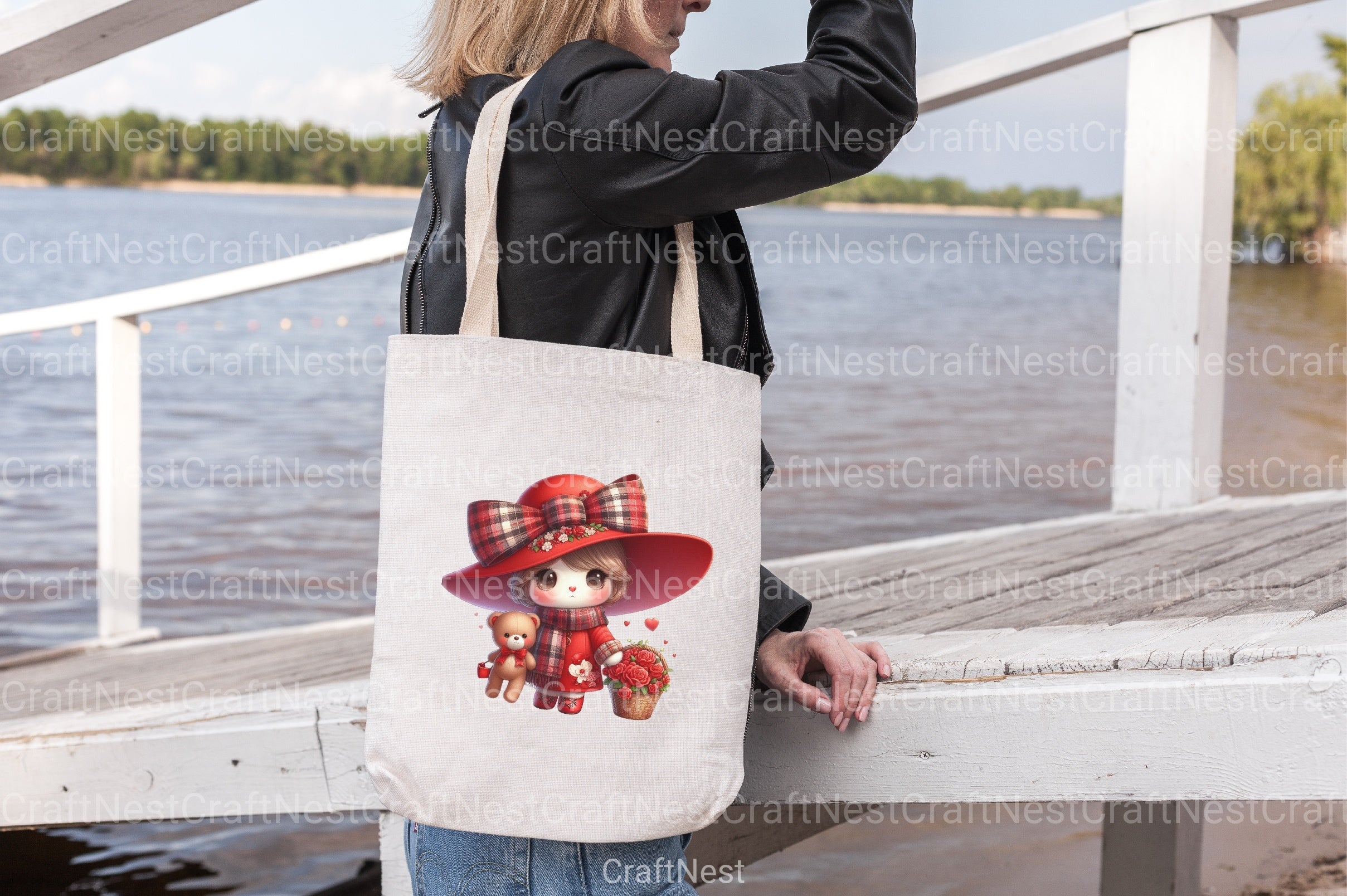 Valentine Cute Girl Clipart Bundle 4 - CraftNest - Digital Crafting and Art