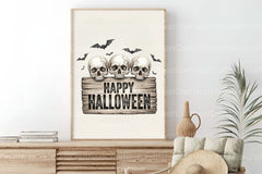 Bats & Skulls Halloween Clipart Bundle - CraftNest - Digital Crafting and Art