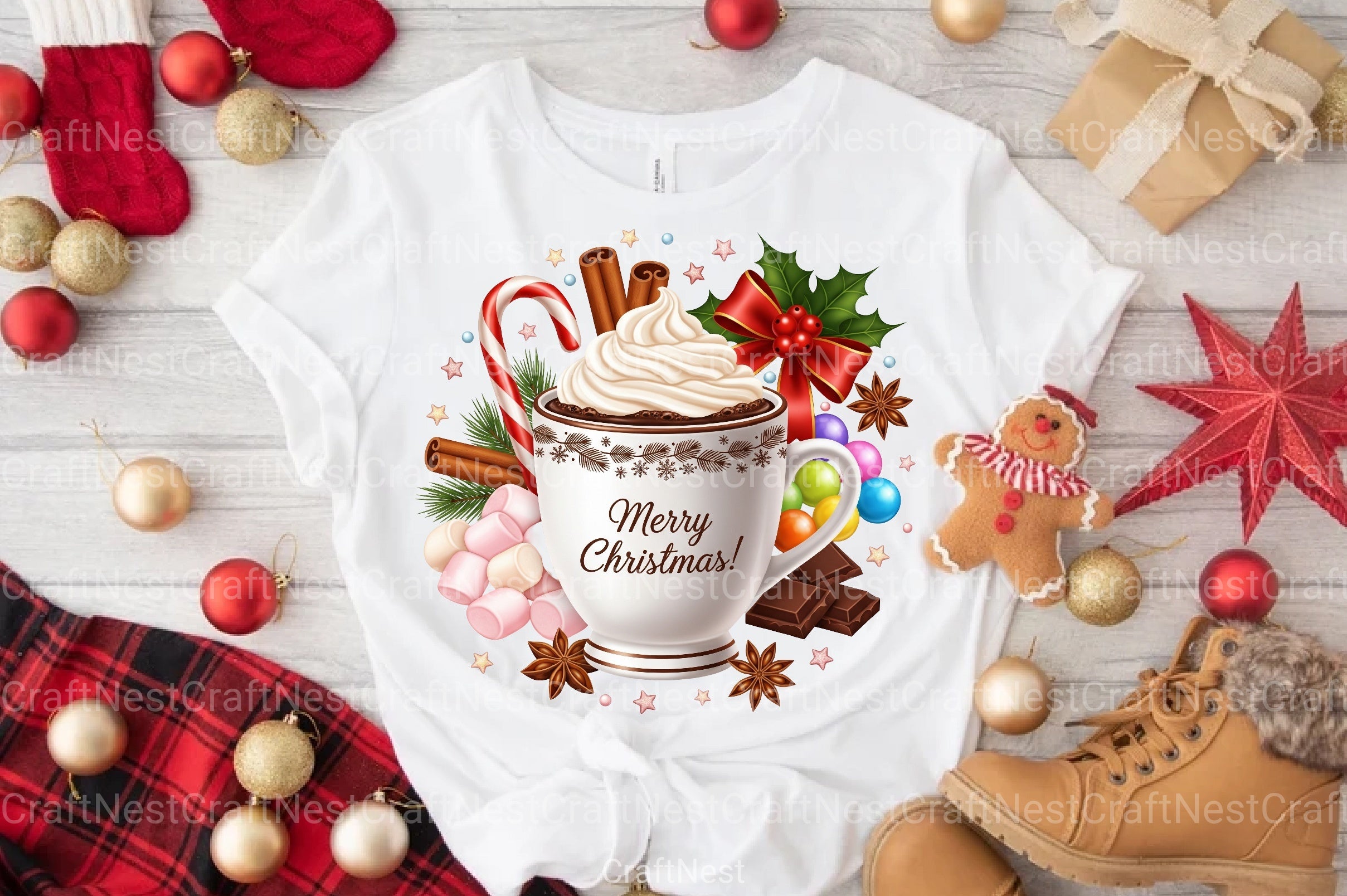 Christmas Cocoa Clipart Bundle - CraftNest - Digital Crafting and Art