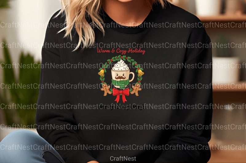 Warm & Cozy Retro Christmas Clipart Bundle - CraftNest - Digital Crafting and Art