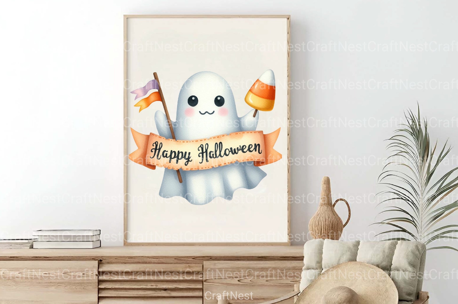 Witch Ghost Halloween Clipart Bundle - CraftNest - Digital Crafting and Art