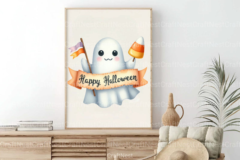 Witch Ghost Halloween Clipart Bundle - CraftNest - Digital Crafting and Art