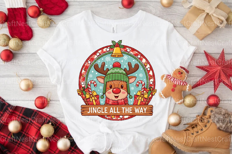 Christmas Reindeer Sign Clipart Bundle - CraftNest - Digital Crafting and Art