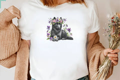 Spring Black Wolf Clipart Bundle - CraftNest - Digital Crafting and Art
