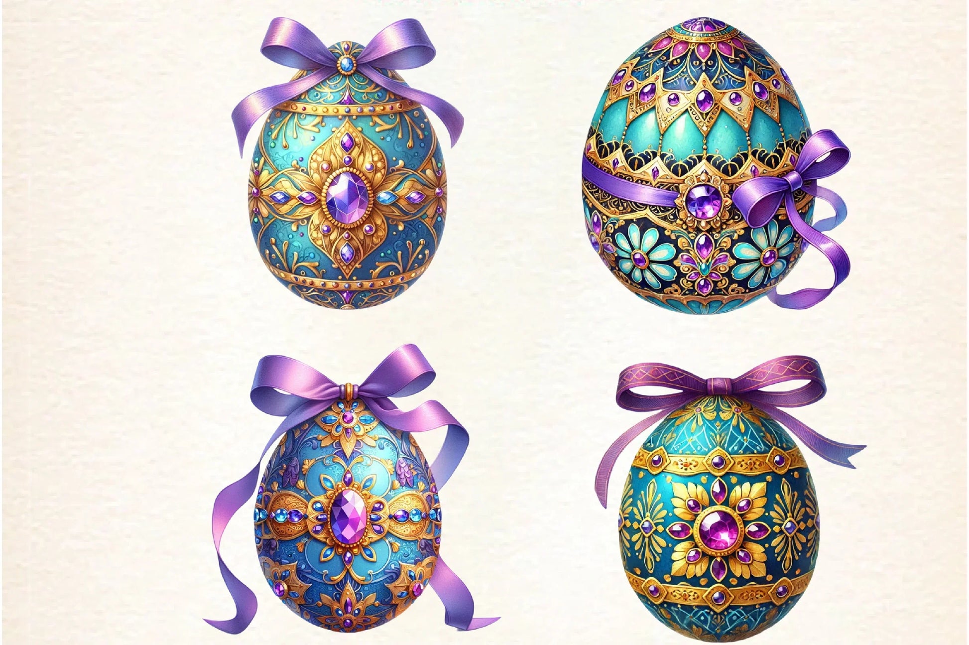 Easter Egg Clipart Bundle - CraftNest - Digital Crafting and Art