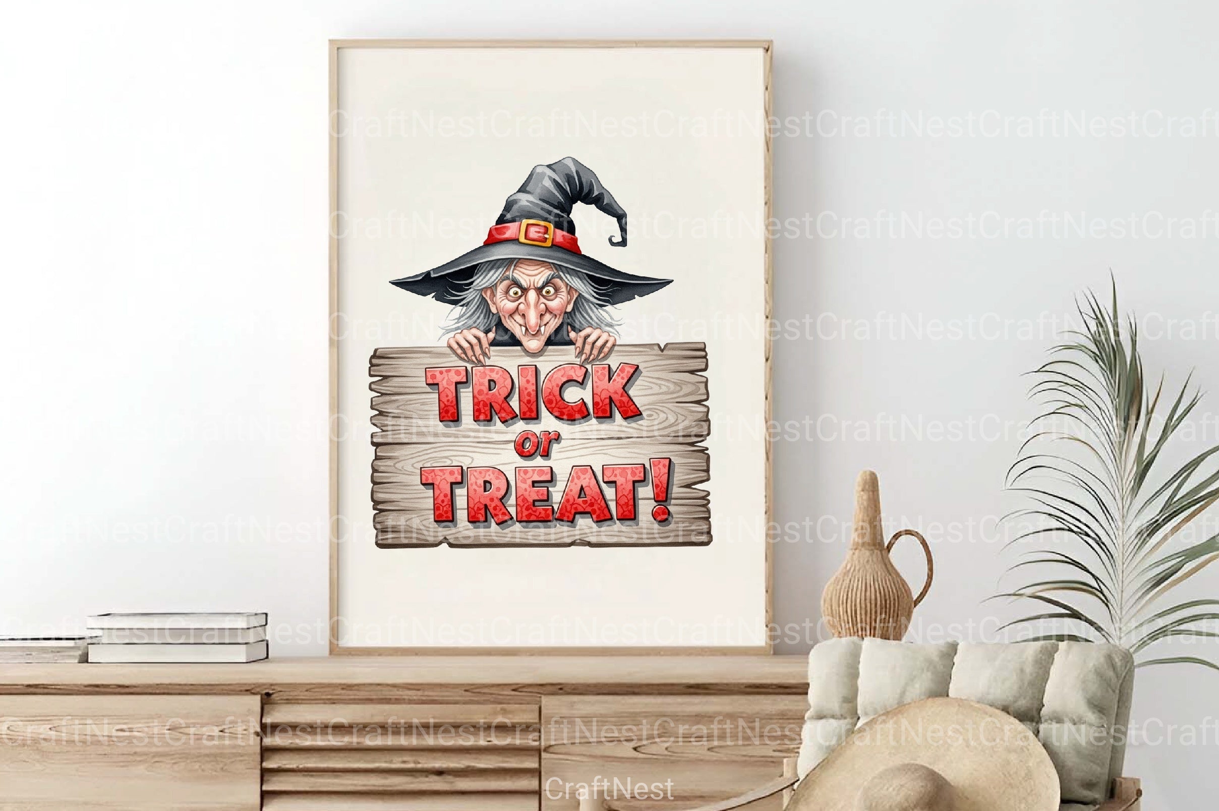 Witch Trick or Treat Clipart Bundle - CraftNest - Digital Crafting and Art