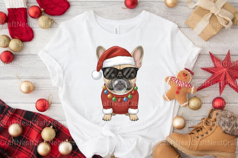 Santa Dog Clipart Bundle - CraftNest - Digital Crafting and Art