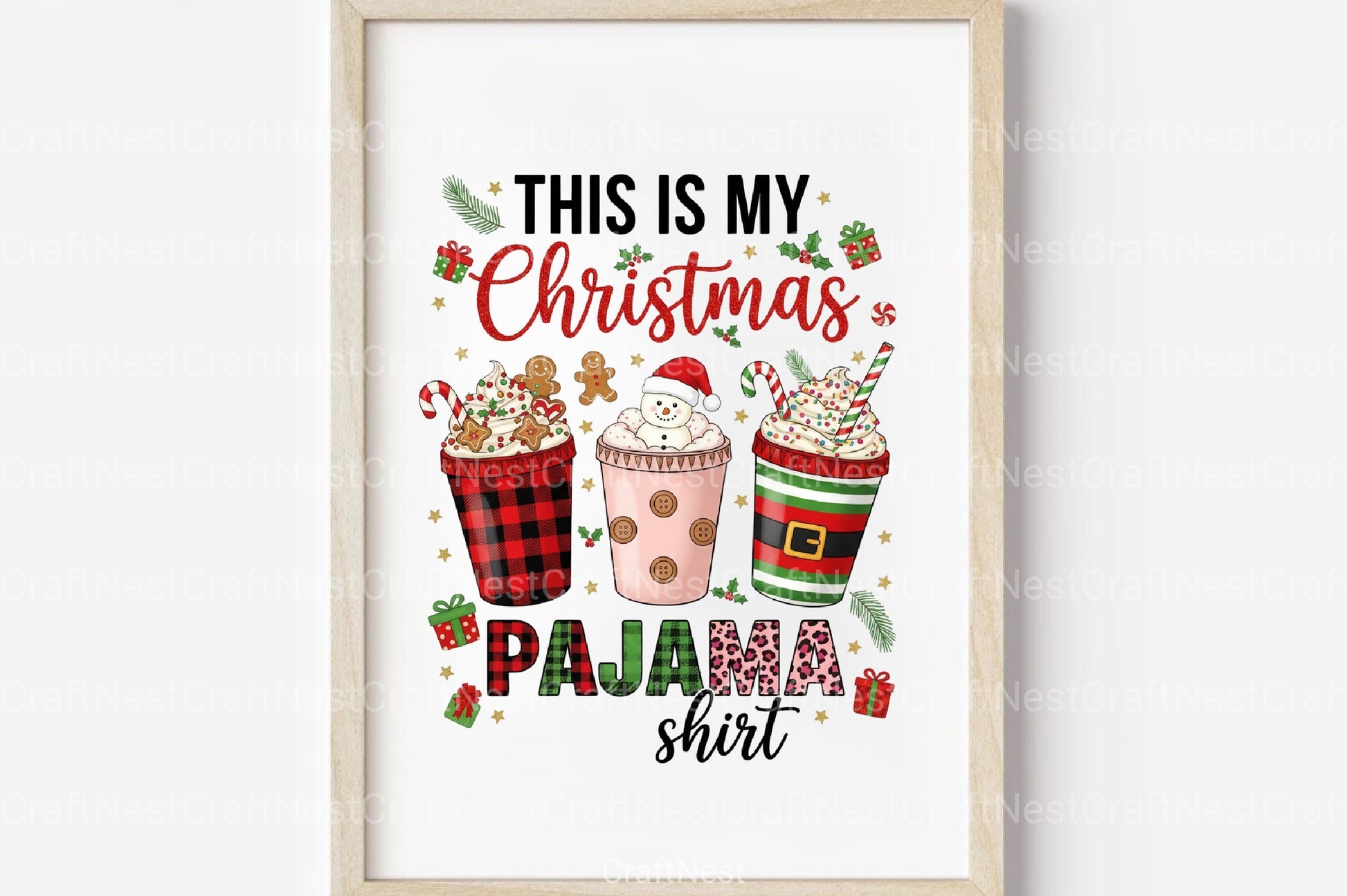 Christmas Pajama Clipart Bundle - CraftNest - Digital Crafting and Art
