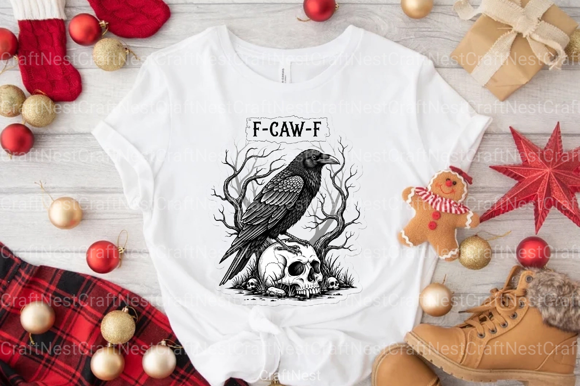 F Caw Crow Clipart Bundle - CraftNest - Digital Crafting and Art