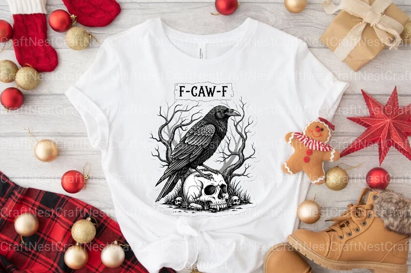 F Caw Crow Clipart Bundle - CraftNest - Digital Crafting and Art