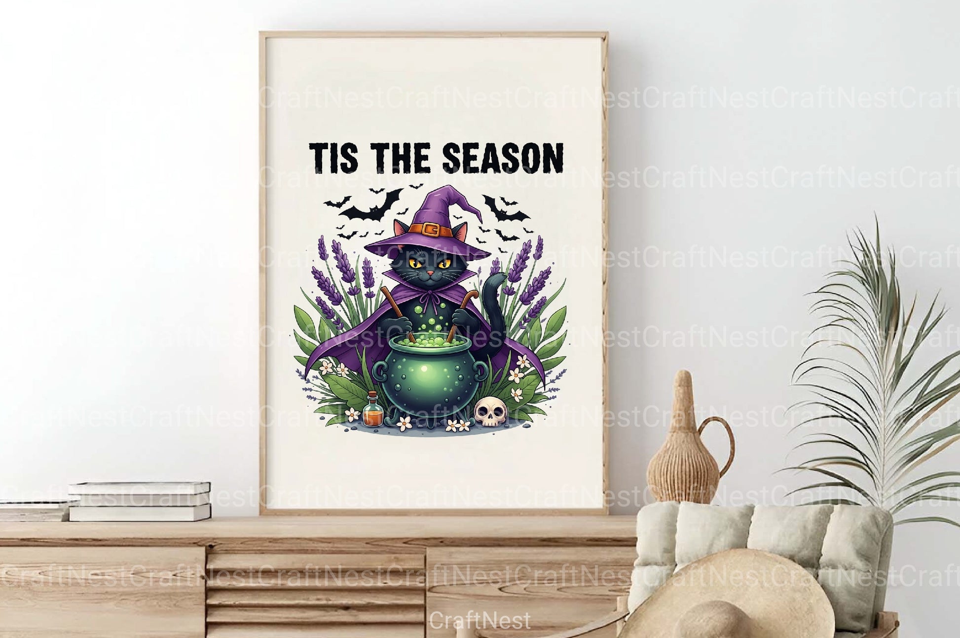 Witchy Cat Graphic Clipart Bundle - CraftNest - Digital Crafting and Art