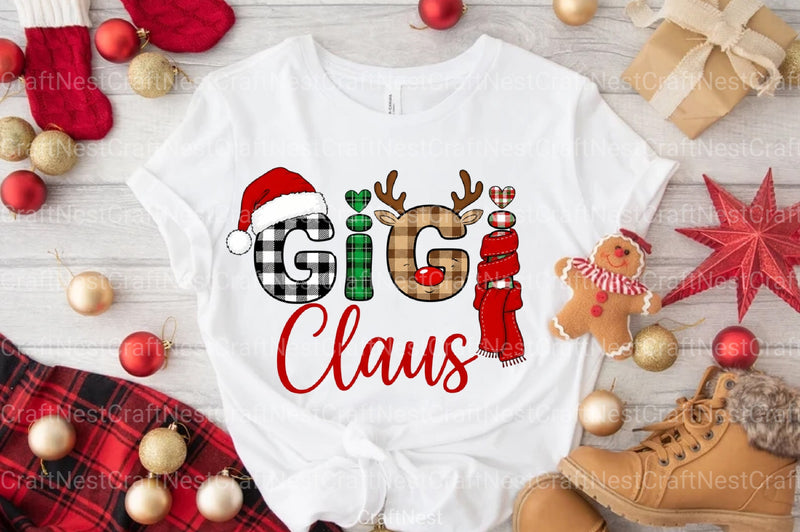 Gigi Claus Clipart Bundle - CraftNest - Digital Crafting and Art