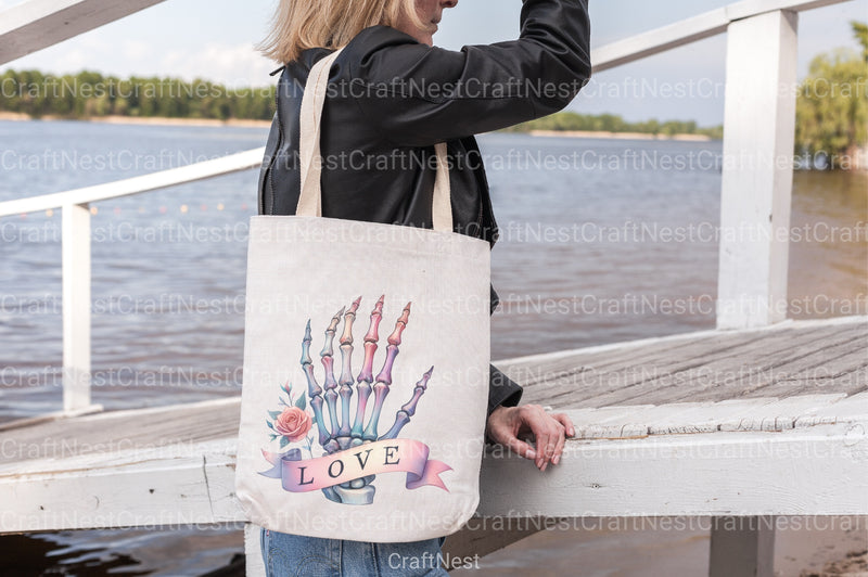 Valentine Skeleton Hand Clipart Bundle 1 - CraftNest - Digital Crafting and Art