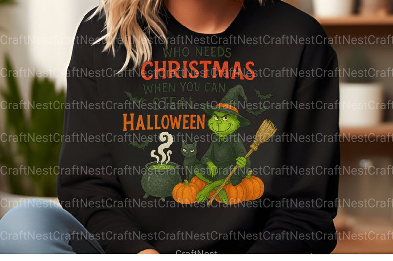 Merry Christmas Green Monster Clipart Bundle - CraftNest - Digital Crafting and Art