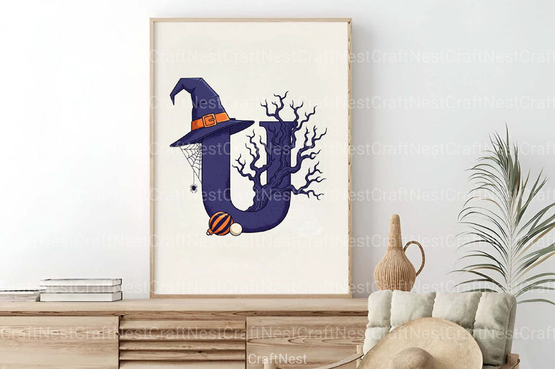 Halloween Alphabet Clipart Bundle 13 - CraftNest - Digital Crafting and Art