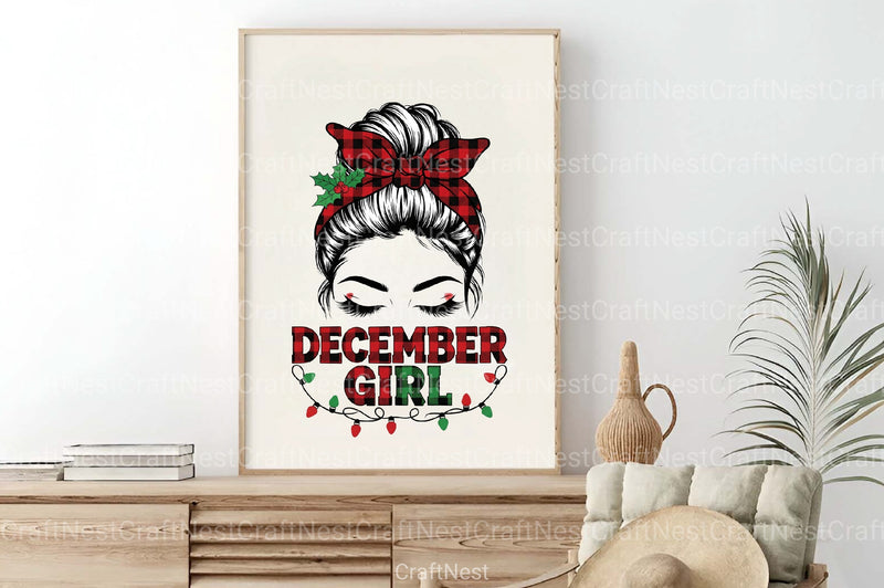 December Girl Holiday Clipart Bundle - CraftNest - Digital Crafting and Art