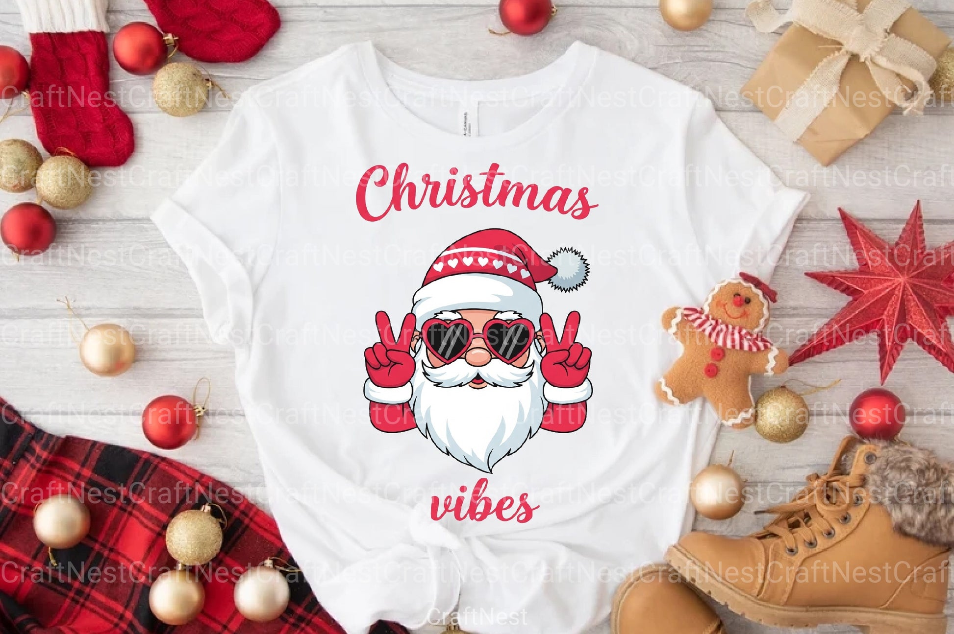 Christmas Vibes Clipart Bundle - CraftNest - Digital Crafting and Art