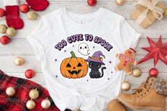 Cute Spook Halloween T-Shirt & Sticker Clipart Bundle - CraftNest - Digital Crafting and Art