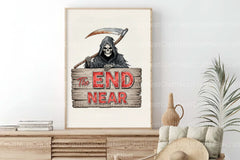 End Is Near Sign Clipart Bundle - CraftNest - Digital Crafting and Art