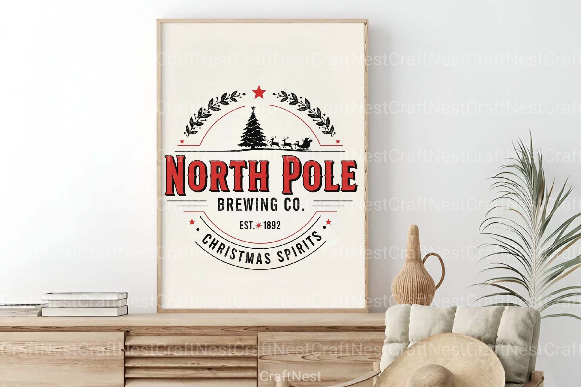 North Pole Brew Co. Design Clipart Bundle - CraftNest - Digital Crafting and Art