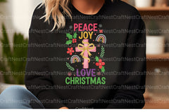 Peace Joy Love Christmas Clipart Bundle - CraftNest - Digital Crafting and Art