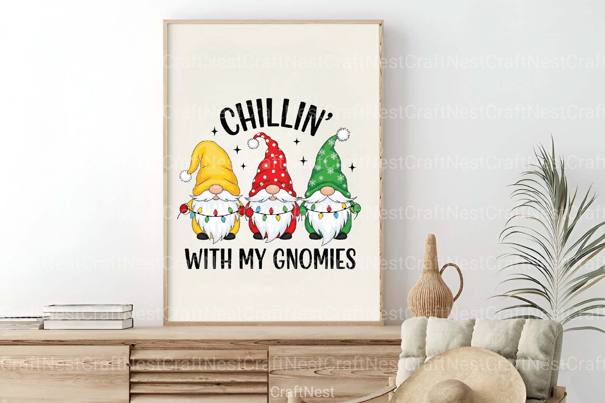 Christmas Gnomes Clipart Bundle 12 - CraftNest - Digital Crafting and Art