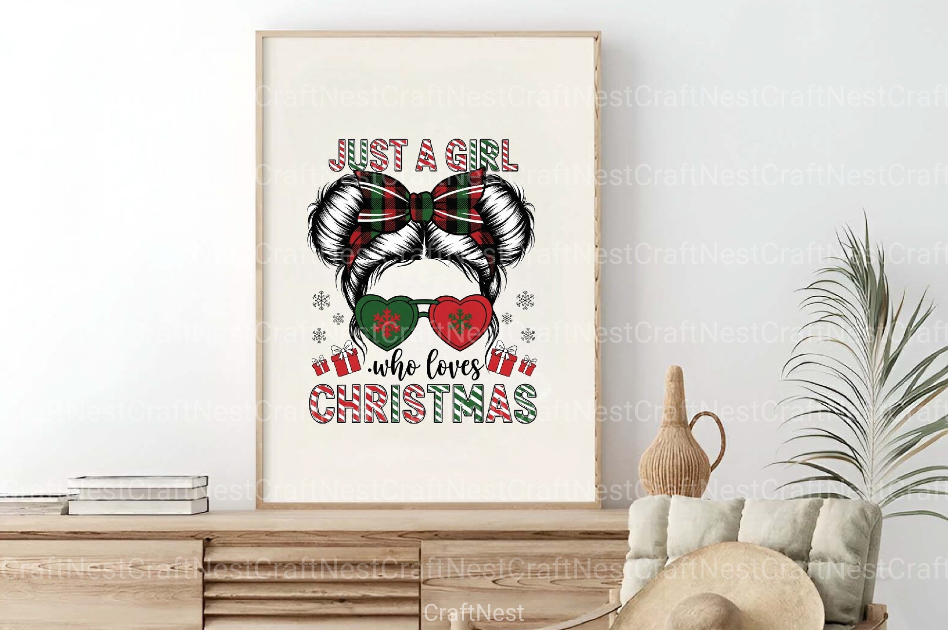 Girl Loves Christmas Clipart Bundle - CraftNest - Digital Crafting and Art