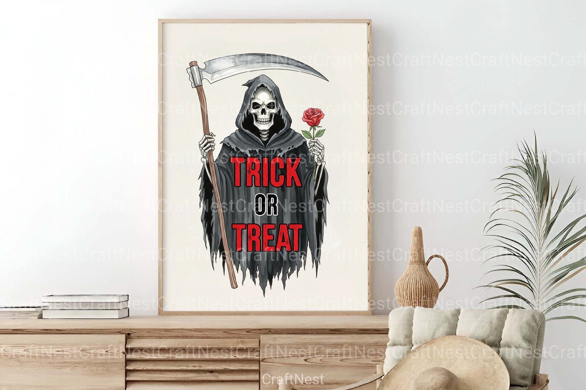 Spooky Reaper Halloween Clipart Bundle - CraftNest - Digital Crafting and Art