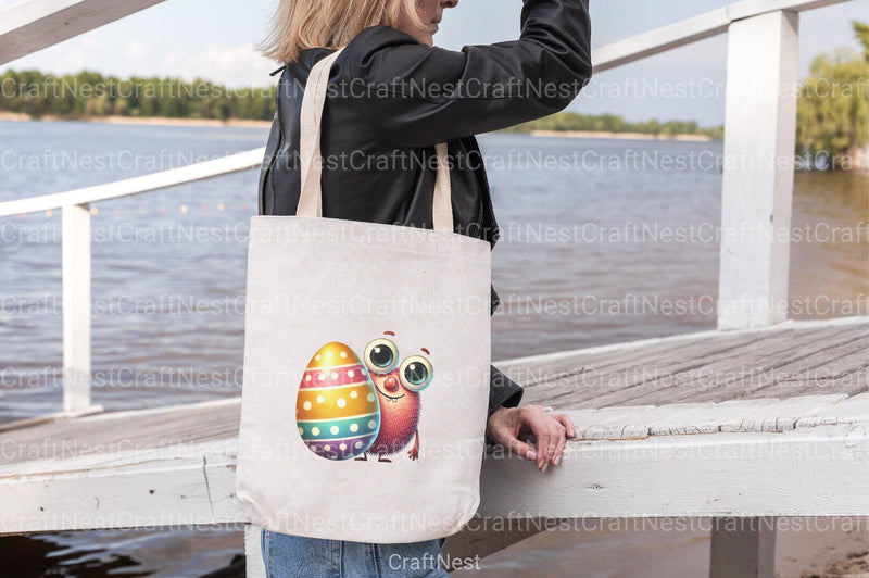 Easter Monster Clipart Bundle - CraftNest - Digital Crafting and Art